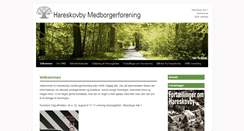 Desktop Screenshot of hareskovbymedborgerforening.dk